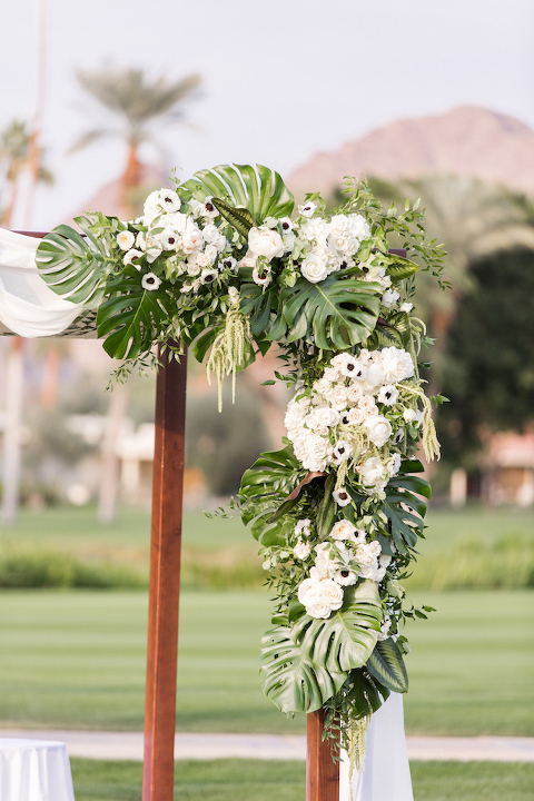 Little Hill Floral Design, Honey Fitz Events, La Quinta Country Club, Michelle Kyle Photography, Tropical Wedding,