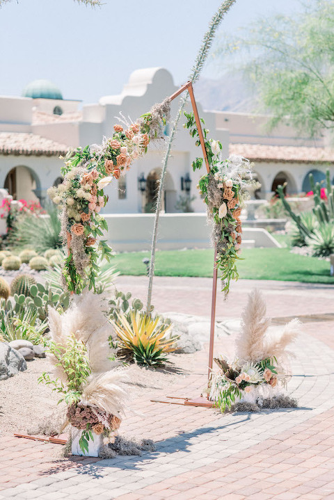 All Pink Palms Springs Wedding, Palm Springs Wedding, Wedding Inspiration, LIttle Hill Floral Designs, OC Florist, LA Florist, Luxury Florist, Bouquet, Desert Weddings, Stylish Details, 100 Layer Cake