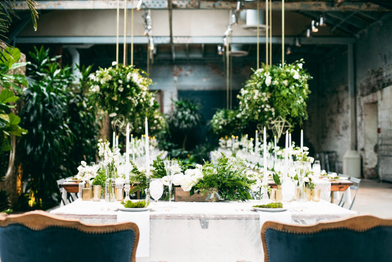 Greenery Wedding at Millwick, Little Hill Floral Designs, Little Hill Designs, OC Florist, LA Florist, Wedding Florist, Luxury Florist, Palm Springs Florist, Modern Wedding, Industrial Wedding