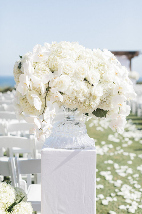 Strictly Weddings Features Ivory and Gold Terranea Wedding - Little ...