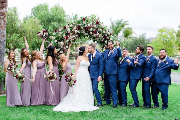 California Wedding Day Features Floral Filled Wedding - Little Hill ...