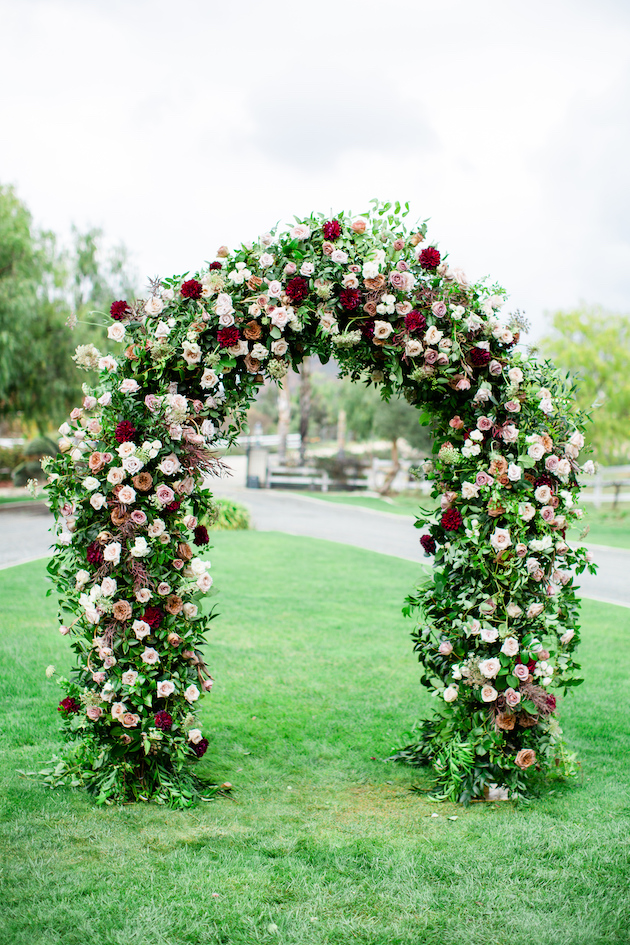 California Wedding Day Features Floral Filled Wedding - Little Hill ...