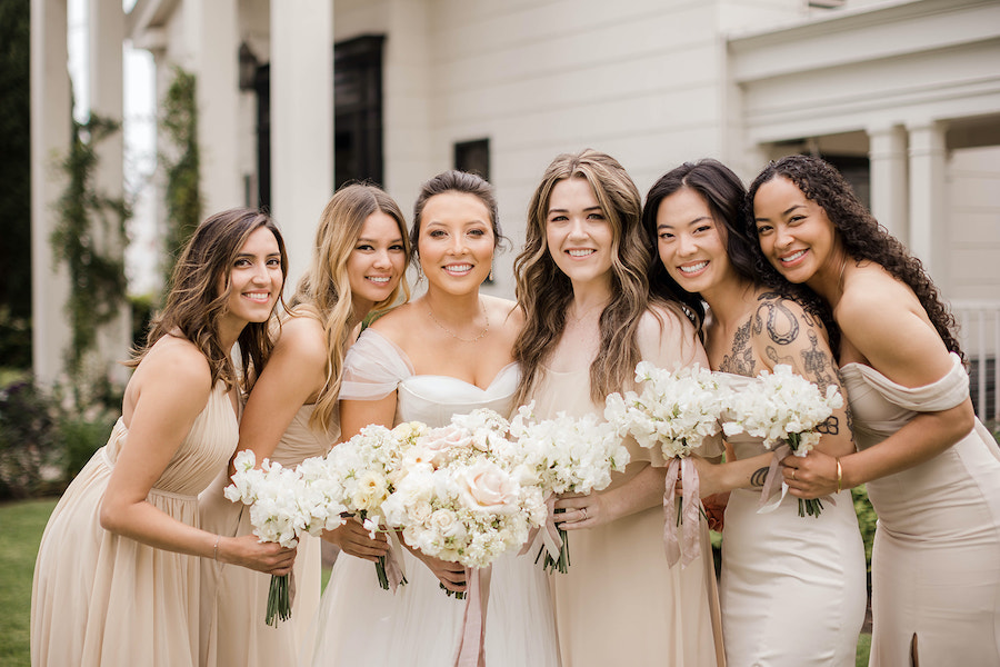 Romantic Pink and White Five Crowns Wedding - Little Hill Floral Designs